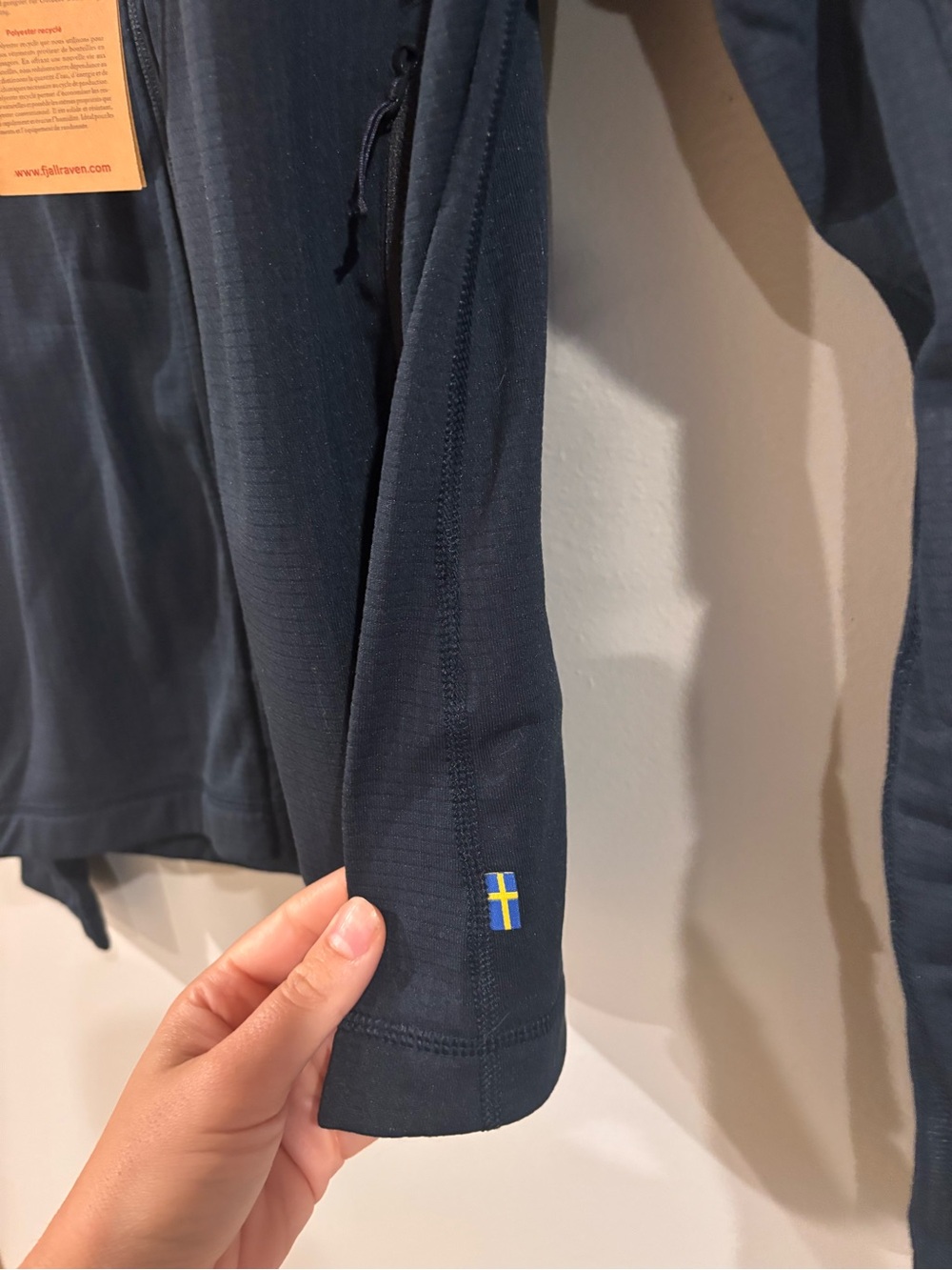 FjallRaven Abisko Lite Fleece Jacket W Large in Dark Navy - FjallRaven Jacket L - Picture 8 of 16